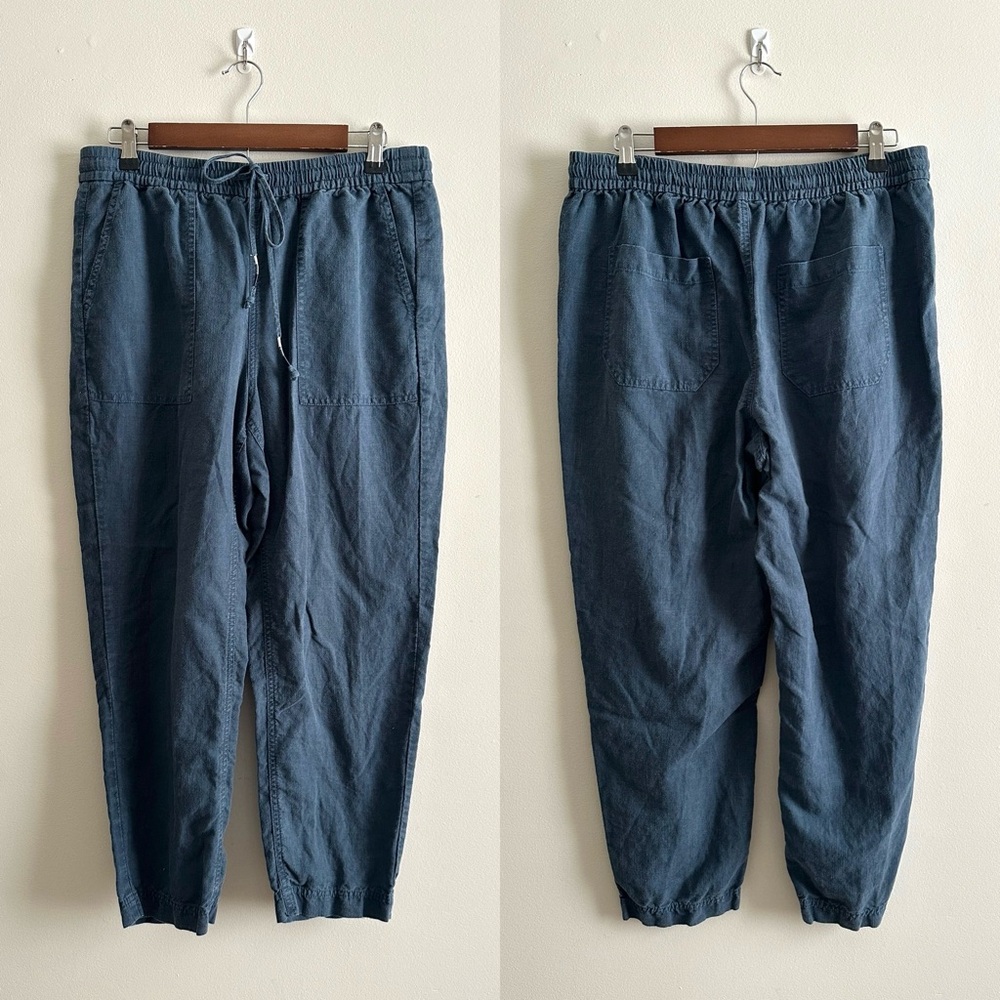J. Crew seaside pant in linen blend (Size M) - Picture 2 of 5